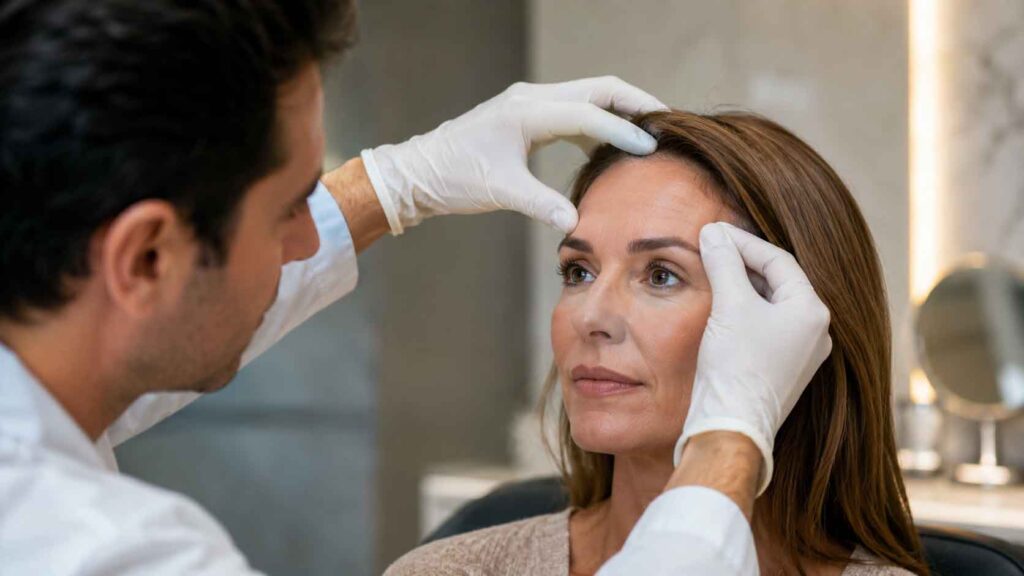 Avaliação de rejuvenescimento facial